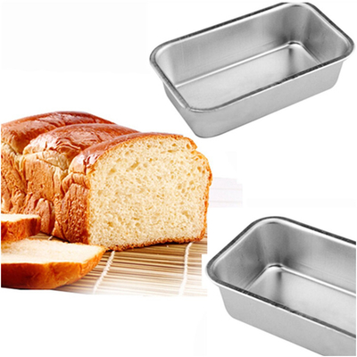 RK Bakeware China Foodservice NSF 600g Nonstick 4 Straps Farmhouse White Sandwich Bread Loaf Pan