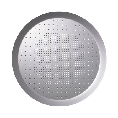 RK Bakeware China-Hard Anode Perforated Thin Crust Pizza Pan for Pizza hut