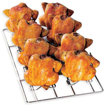 Rk Bakeware Manufacturer China-Standard 1/1 Gn Stainless Steel Chicken Spike Combi Oven Use