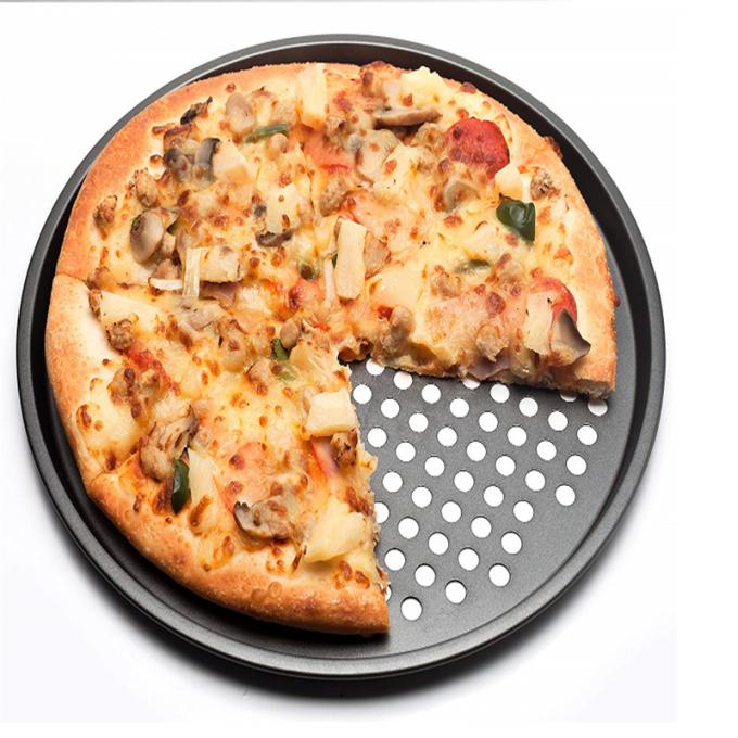 Rk Bakeware China Manufacturer-12&quot; Super Perforated Aluminum Pizza Disk
