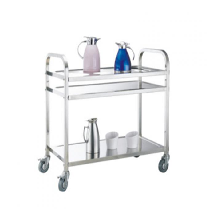 High Quality Stainless Steel Removable Trolly with Four Wheels