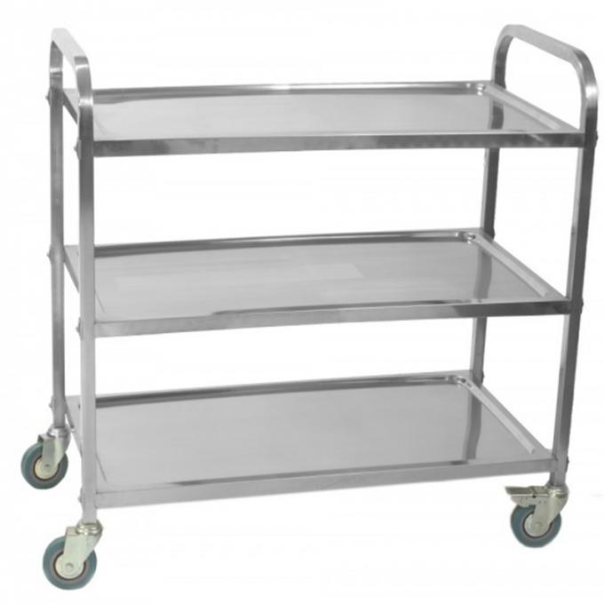 Superior Quality Stainless Steel Knocked-Down Pizza Mobile Cake Oven Trolley Cart for Sale