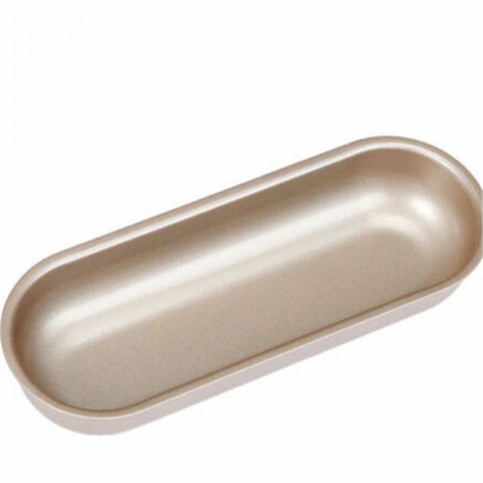 Rk Bakeware China- Aluminum Alloy Nonstick Hotdog Shaped Pan