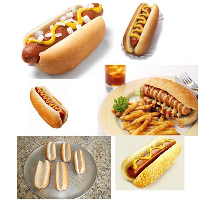 Rk Bakeware China-4 Inch 4.5 Inch 6 Inch Hot Dog Bun Pan Hotdog Bread Mold