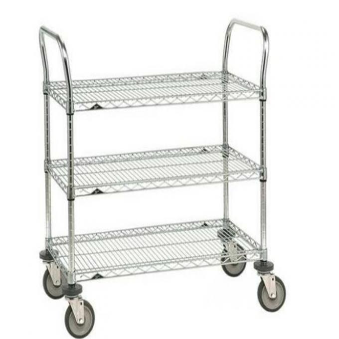 Metro MW702 Super Erecta 18&quot; X 24&quot; X 38&quot; Three Shelf Standard Duty Stainless Steel Utility Cartitem #: 461MW702 Mfr #: MW702