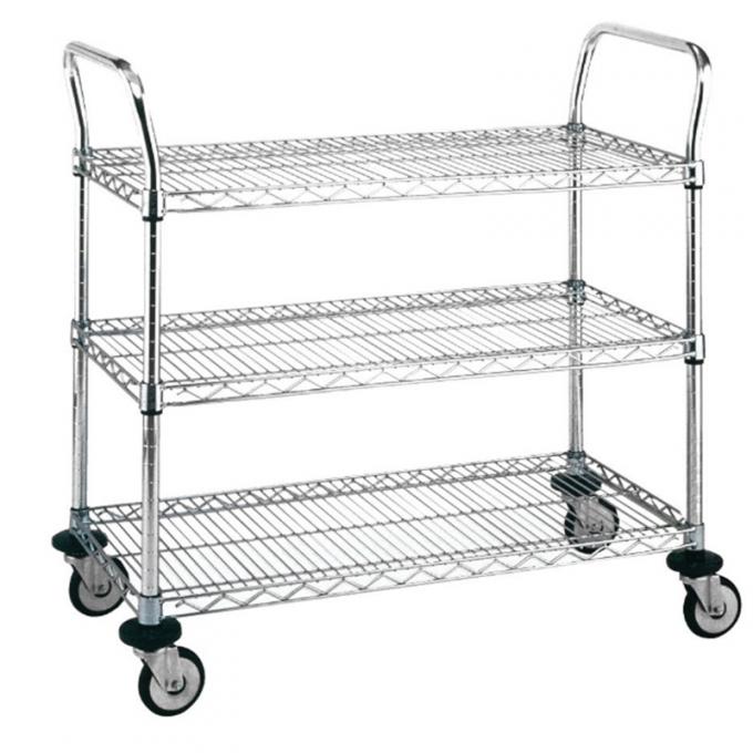 Metro MW702 Super Erecta 18&quot; X 24&quot; X 38&quot; Three Shelf Standard Duty Stainless Steel Utility Cartitem #: 461MW702 Mfr #: MW702