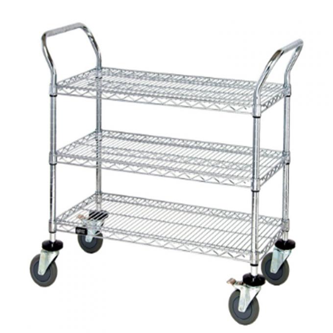 Metro MW702 Super Erecta 18&quot; X 24&quot; X 38&quot; Three Shelf Standard Duty Stainless Steel Utility Cartitem #: 461MW702 Mfr #: MW702