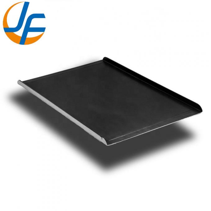 Rk Bakeware China- 4 Side 3 Side Aluminum Flat Plain Baking Tray Sheet Pan