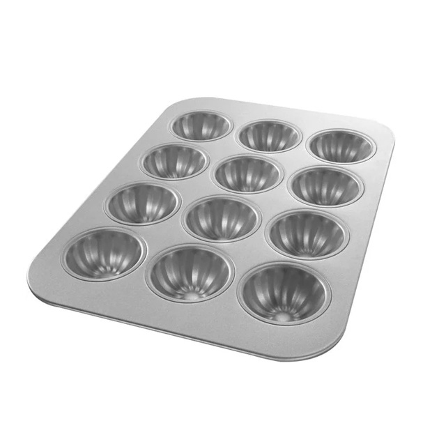 Rk Bakeware China-45195 30 Cup 1.1 Oz. Glazed Aluminized Steel Mini Muffin Pan