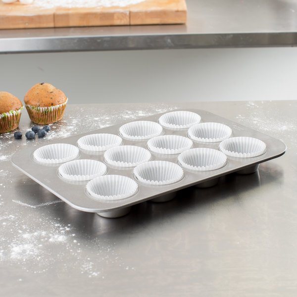 RK Bakeware China Foodservice NSF Mini Crown Cake Pan Square Muffin Cupcake Baking Pan 1