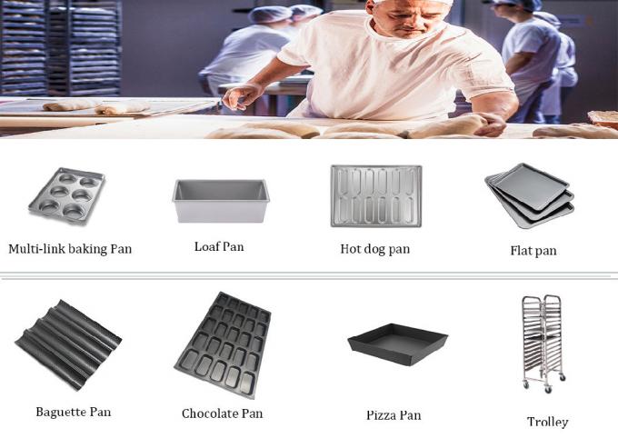 Rk Bakeware China- 6 Straps Glazed Aluminized Steel Molde PARA Tostada Loaf Bread Pan/Sandwich Box/Pullman Bread Pan/Sub Sandwich Roll Pans