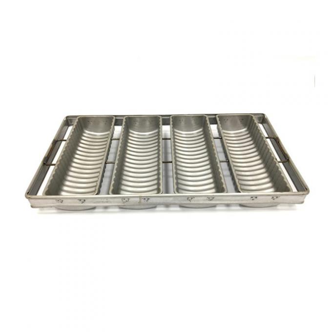 Hot Sale Customized Non Sticking 5 Rows Baguette Bread Pan Baking Pan