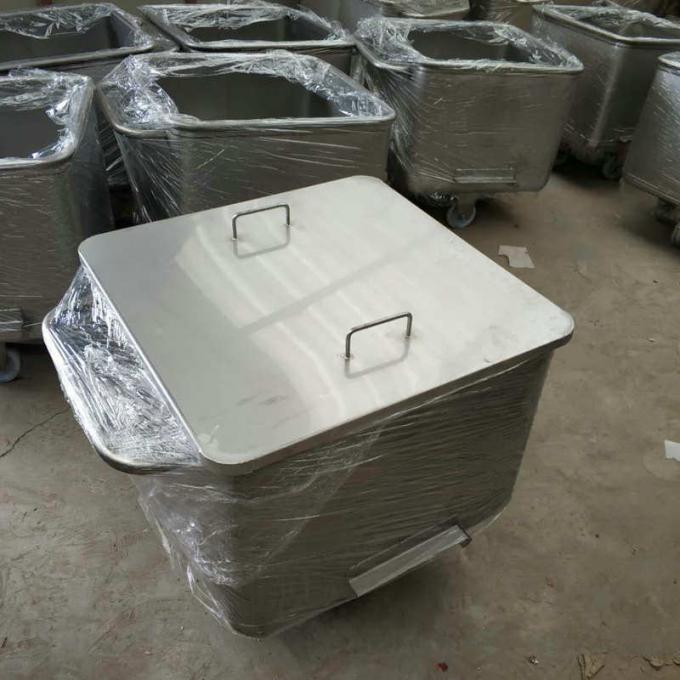 Jf Sheet Metal-Stainless Steel Meat Bin Trolley