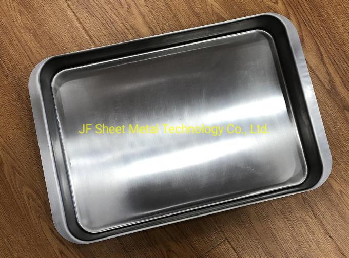 Rk Bakeware China-304/316 Frozen Food Deep Drawn Minor Stainless Steel Baking Pan and Stainless Steel Kitchen Tray for Roasting, Baking, Storage