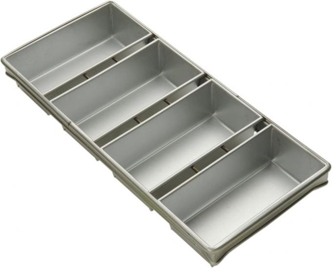 Rk Bakeware China-Foodservice 904935 Commercial Bakeware 12.25 in. X 4.5 in. 3 Strap Bread Pan