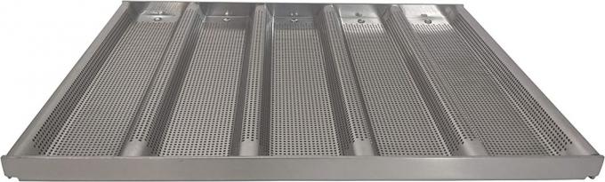 RK Bakeware China Foodservice NSF 49015 Glaze Aluminum Sub Sandwich Roll Pan Baking Tray 3