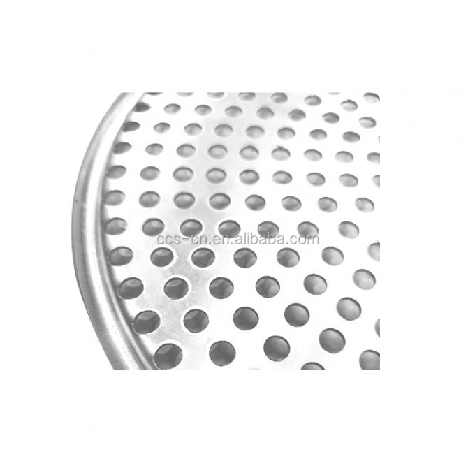 13 inch perforated round aluminum pizza pan punched pizza tray with holes baking tray