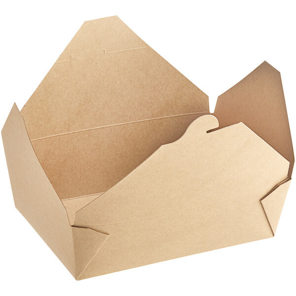 Rk Bakeware China Disposable Kraft Paper Take out Containers Lunch Meal Food Boxes